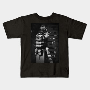 Caustic BW Kids T-Shirt